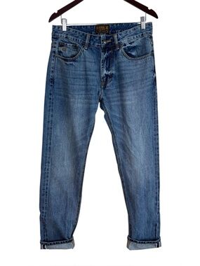 Steel City Selvedge Denim Jeans Men’s Size 32x32 Straight Leg Blue